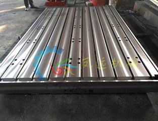 數控加工鑄鐵精密T型槽平板  鑄鐵精密T型槽平板